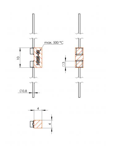 Flat heating elements