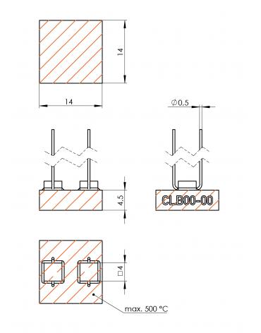 Flat heating elements